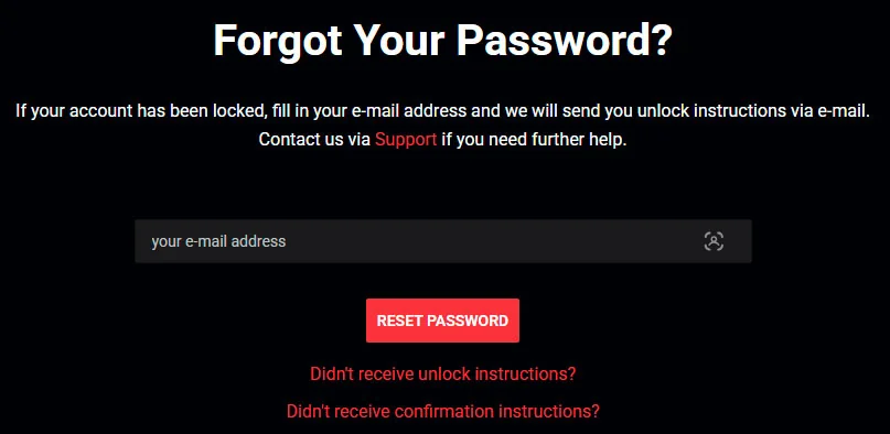 Password recovery cobra casino